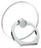 Universele Telefoon Ring Houder 360° Draaibaar Achterkant Telefoon Zilver