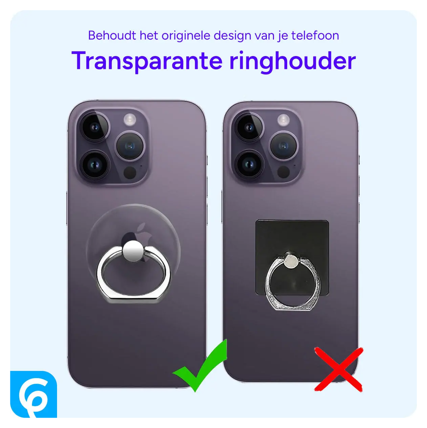Universele Telefoon Ring Houder 360° Draaibaar Achterkant Telefoon Roze Goud afbeelding 6