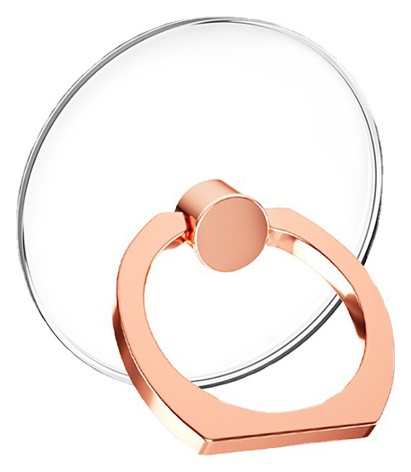 Universele Telefoon Ring Houder 360° Draaibaar Achterkant Telefoon Roze Goud afbeelding 1