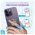 Universele Telefoon Ring Houder 360° Draaibaar Achterkant Telefoon Roze Goud afbeelding 4