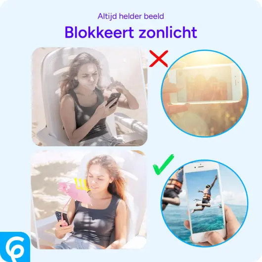 Magnetische MagSafe Flexibele Telefoon Paraplu Zwart afbeelding 3