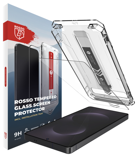 Rosso Samsung Galaxy S25 Edge Tempered Glass met Installatietray Dust Removal afbeelding 1