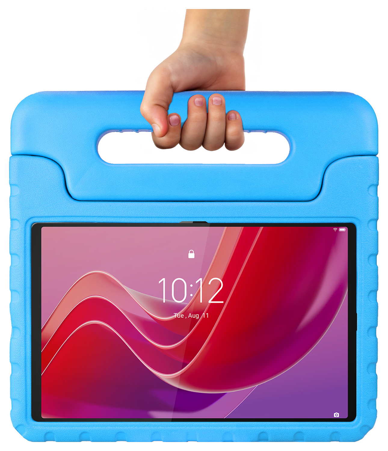 HappyCase Lenovo Tab M11/K11 Kinder Tablethoes met Handvat Blauw afbeelding 9