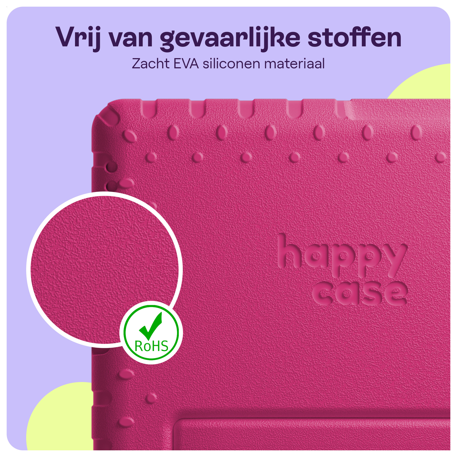HappyCase Lenovo Tab M11/K11 Kinder Tablethoes met Handvat Roze afbeelding 5