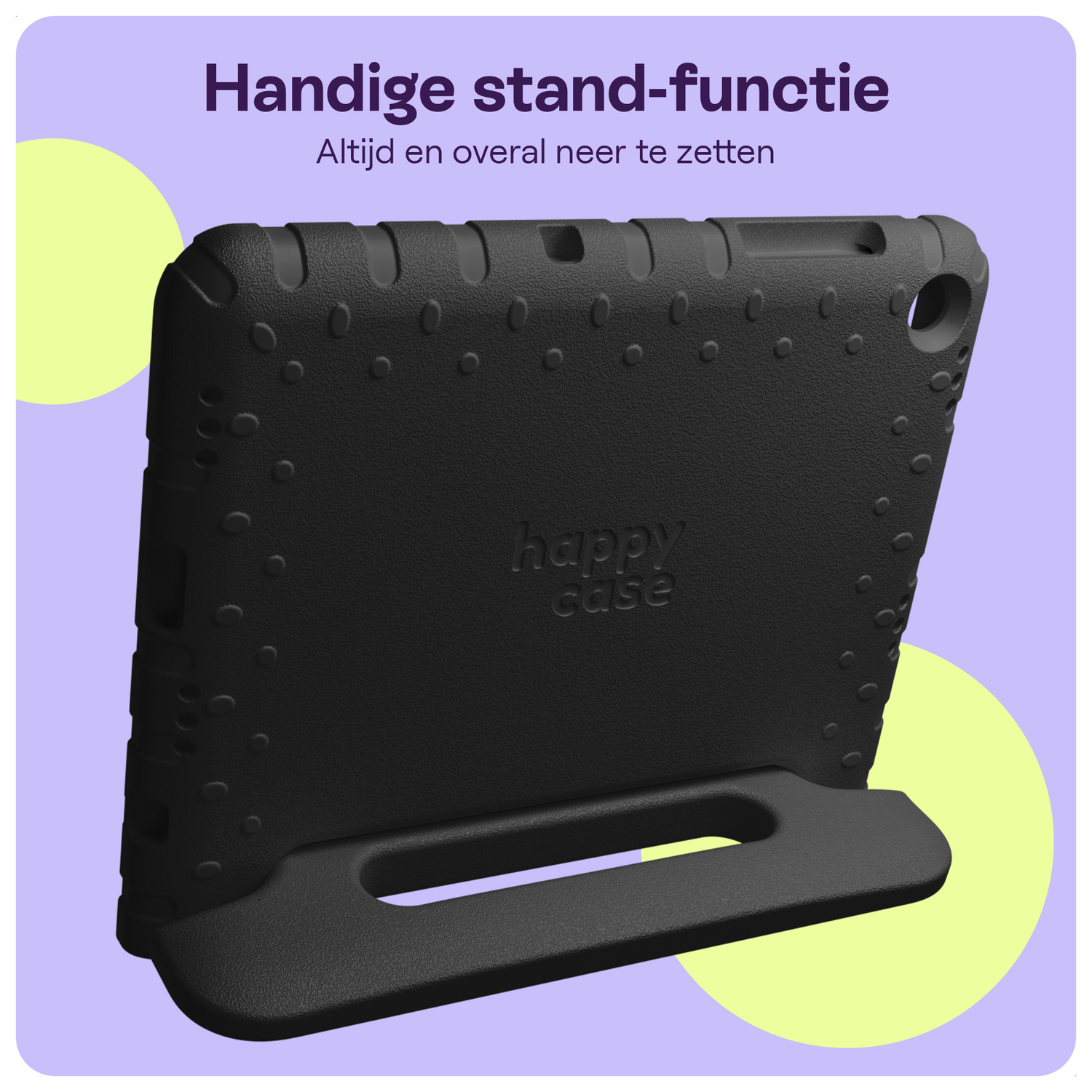 HappyCase Lenovo Tab M11/K11 Kinder Tablethoes met Handvat Zwart afbeelding 5