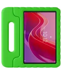 HappyCase Lenovo Tab M11/K11 Kinder Tablethoes met Handvat Groen afbeelding