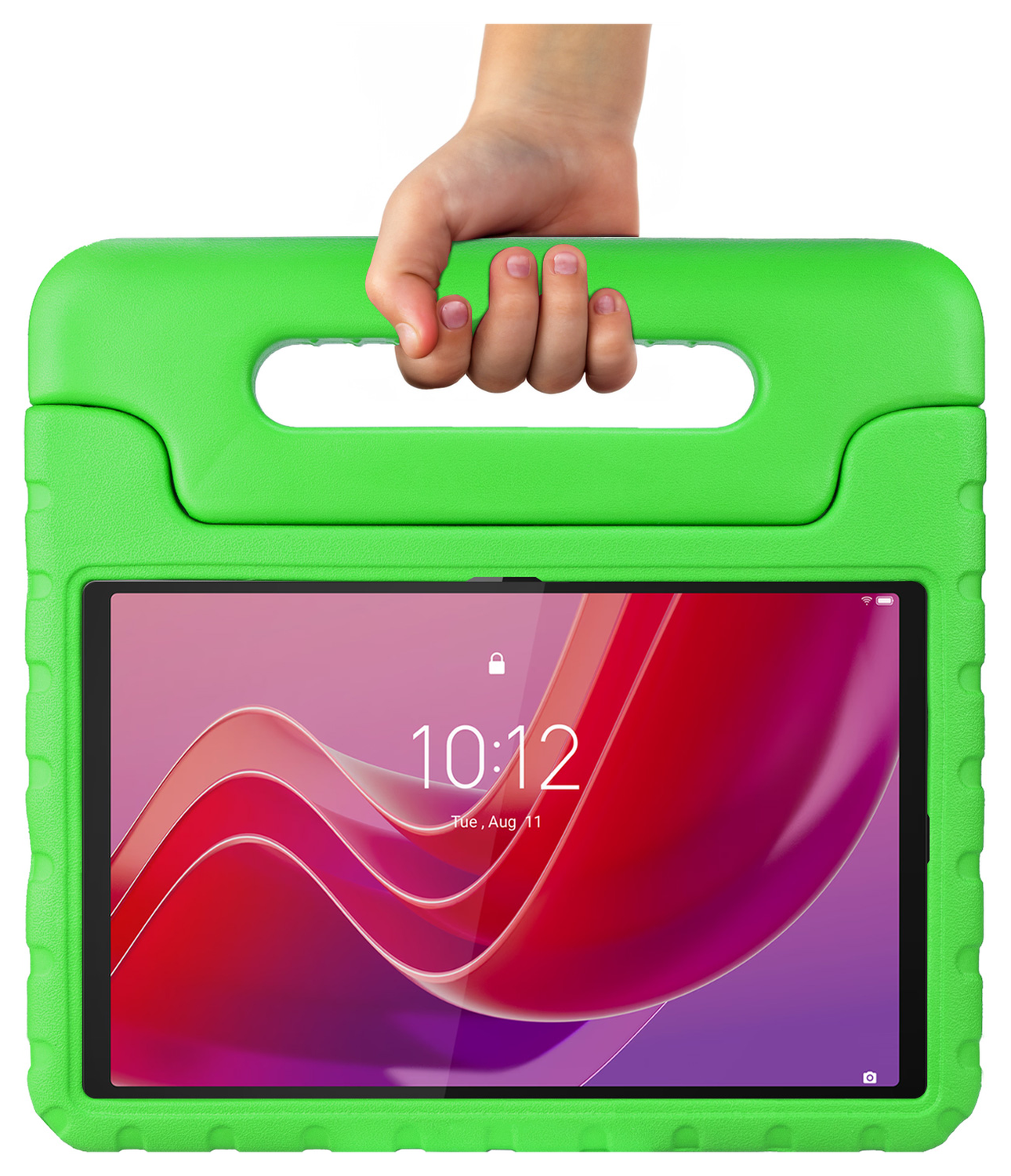 HappyCase Lenovo Tab M11/K11 Kinder Tablethoes met Handvat Groen afbeelding 10