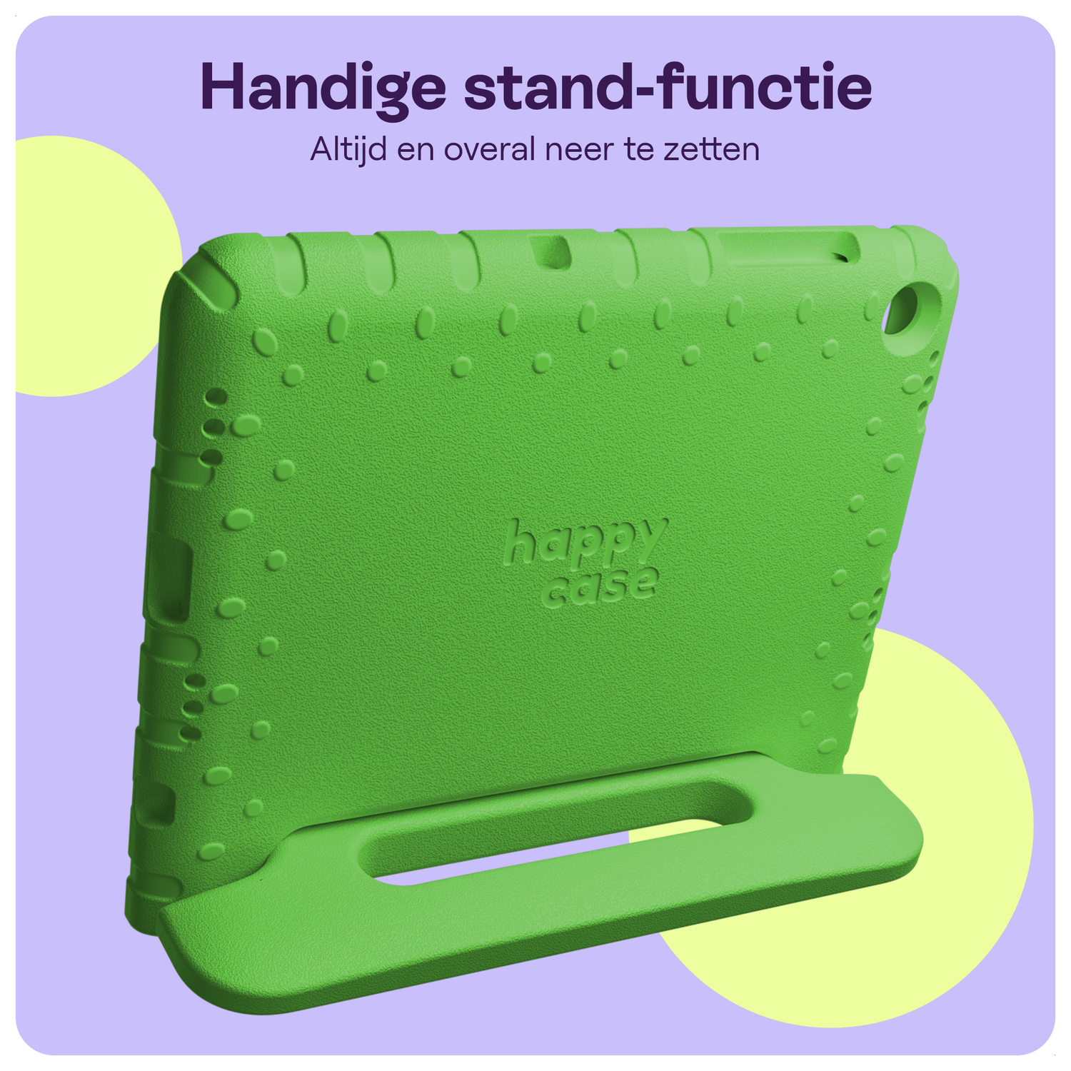 HappyCase Lenovo Tab M11/K11 Kinder Tablethoes met Handvat Groen afbeelding 4
