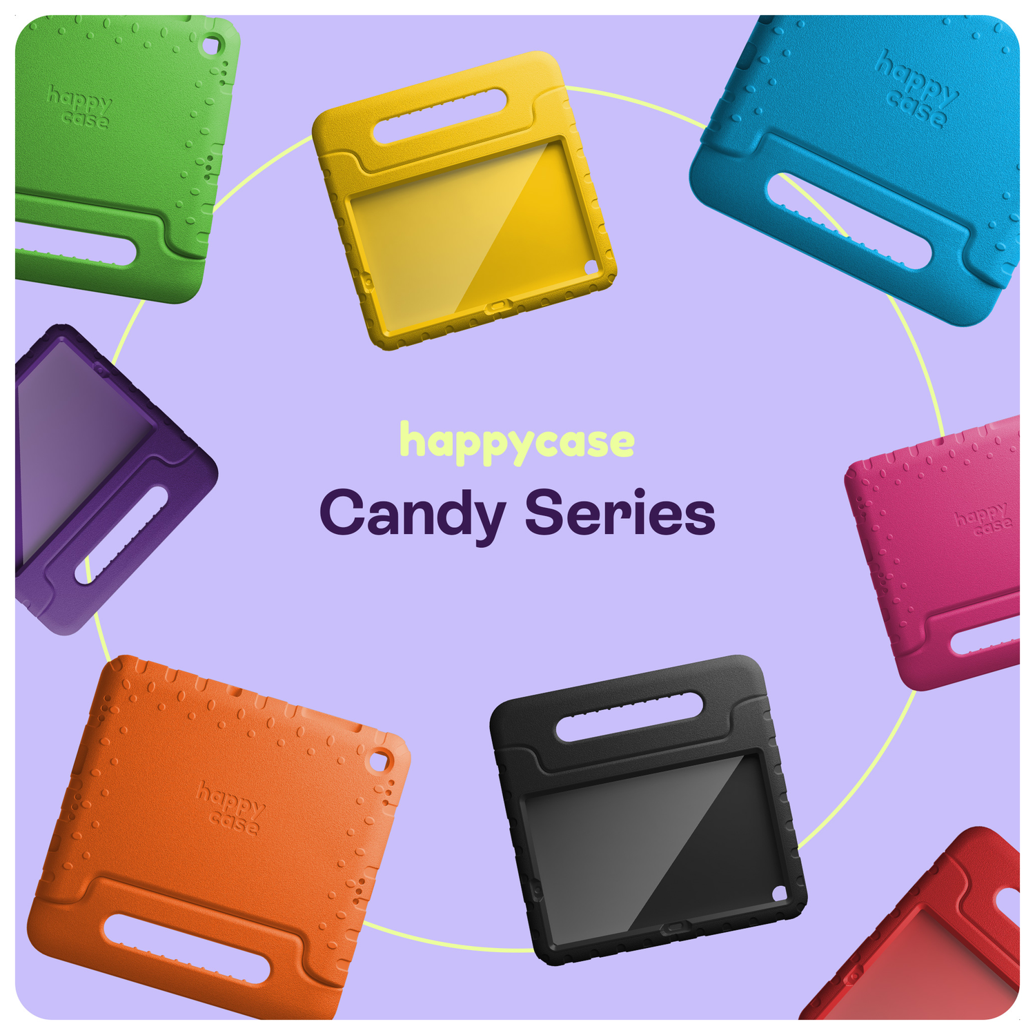 HappyCase Lenovo Tab M11/K11 Kinder Tablethoes met Handvat Groen afbeelding 6