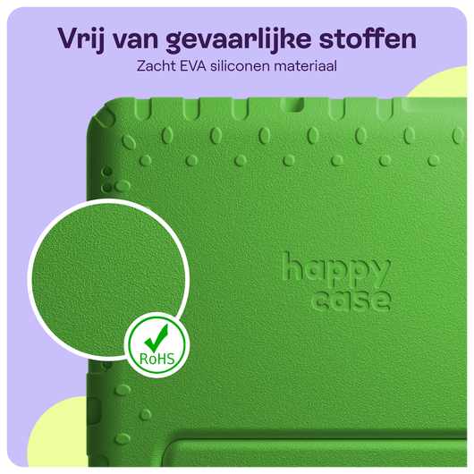 HappyCase Lenovo Tab M11/K11 Kinder Tablethoes met Handvat Groen afbeelding 3