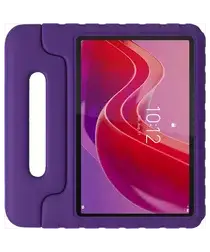 HappyCase Lenovo Tab M11/K11 Kinder Tablethoes met Handvat Paars afbeelding