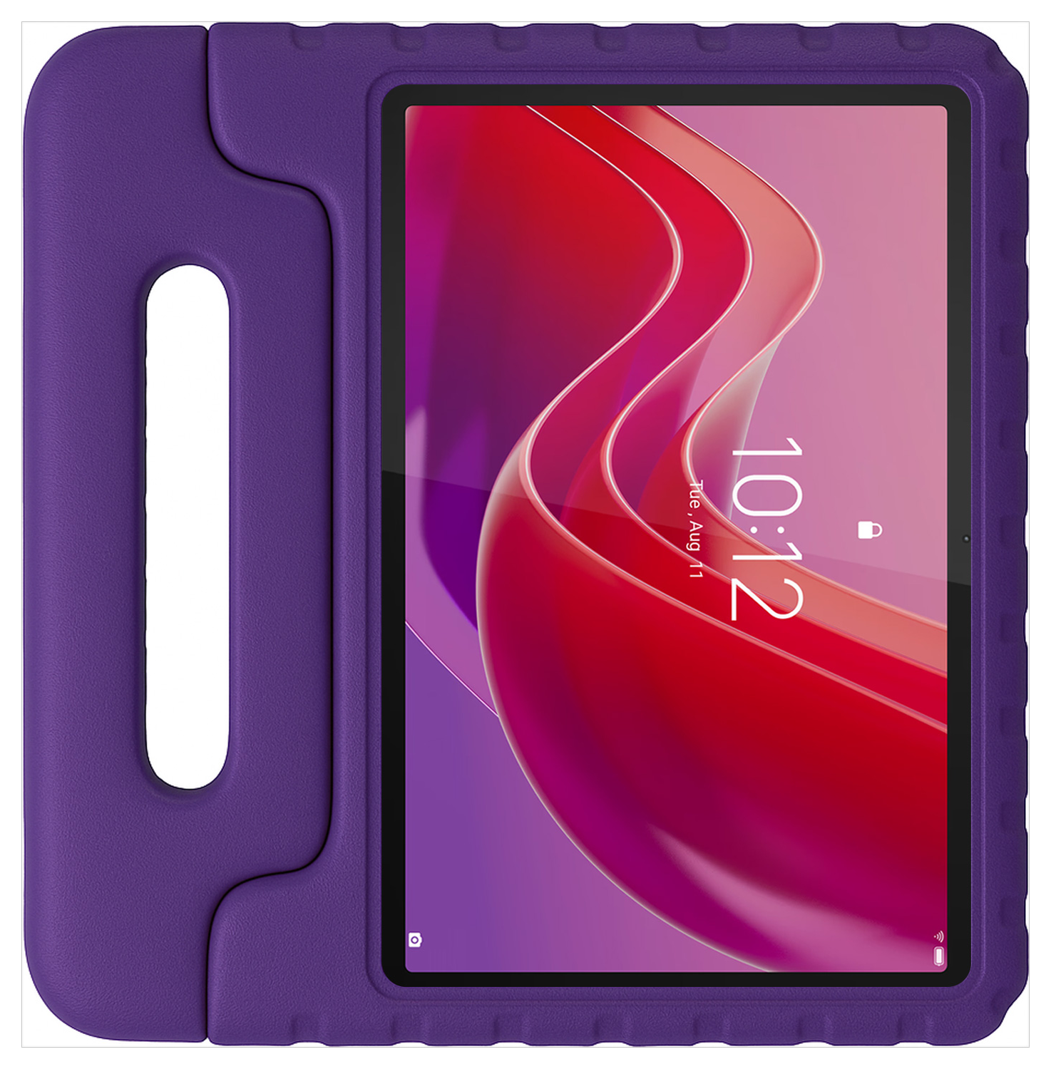 HappyCase Lenovo Tab M11/K11 Kinder Tablethoes met Handvat Paars afbeelding 1
