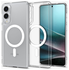 Spigen Ultra Hybrid MagFit Samsung Galaxy S25 Edge Hoesje MagSafe Clear Wit afbeelding 1