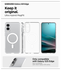Spigen Ultra Hybrid MagFit Samsung Galaxy S25 Edge Hoesje MagSafe Clear Wit afbeelding 3