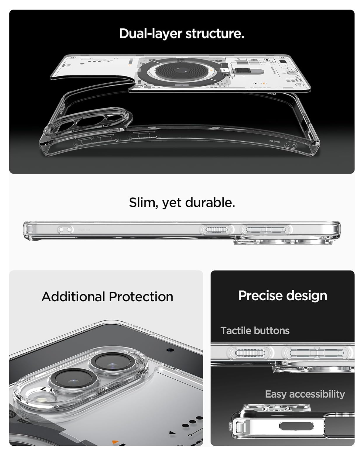 Spigen Ultra Hybrid MagFit Samsung Galaxy S25 Edge Hoesje MagSafe Neo One afbeelding 6