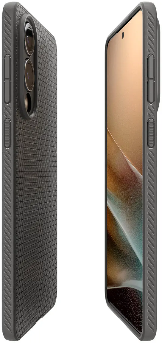 Spigen Liquid Air Samsung Galaxy S25 Edge Hoesje Back Cover Grijs afbeelding 18