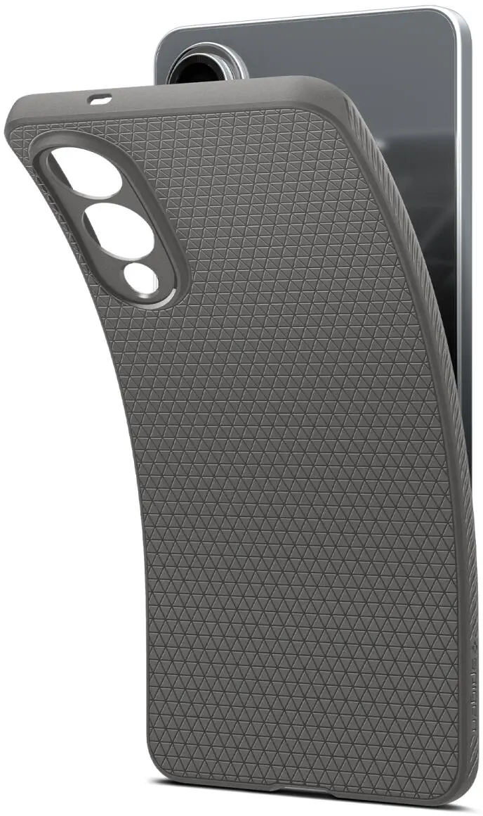 Spigen Liquid Air Samsung Galaxy S25 Edge Hoesje Back Cover Grijs afbeelding 2