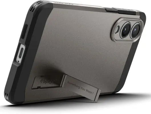 Spigen Tough Armor Samsung Galaxy S25 Edge Hoesje MagSafe Back Cover Gunmetal afbeelding 2