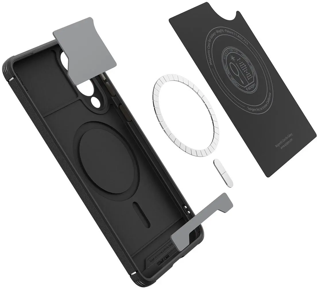 Spigen Core Armor MagFit Samsung Galaxy S25 Edge Hoesje MagSafe Zwart afbeelding 2