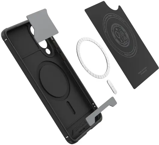 Spigen Core Armor MagFit Samsung Galaxy S25 Edge Hoesje MagSafe Zwart afbeelding 2