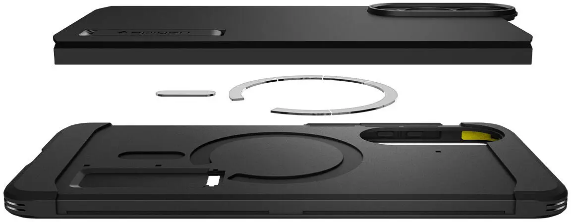 Spigen Tough Armor Samsung Galaxy S25 Edge Hoesje MagSafe Back Cover Zwart afbeelding 10