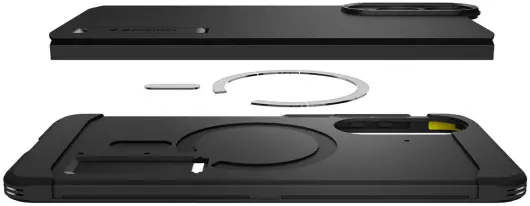 Spigen Tough Armor Samsung Galaxy S25 Edge Hoesje MagSafe Back Cover Zwart afbeelding 10