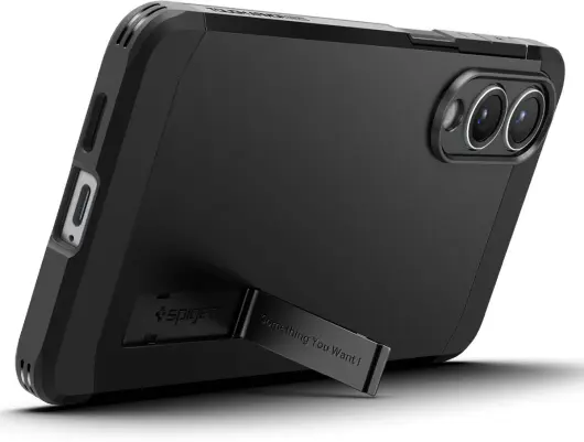 Spigen Tough Armor Samsung Galaxy S25 Edge Hoesje MagSafe Back Cover Zwart afbeelding 2