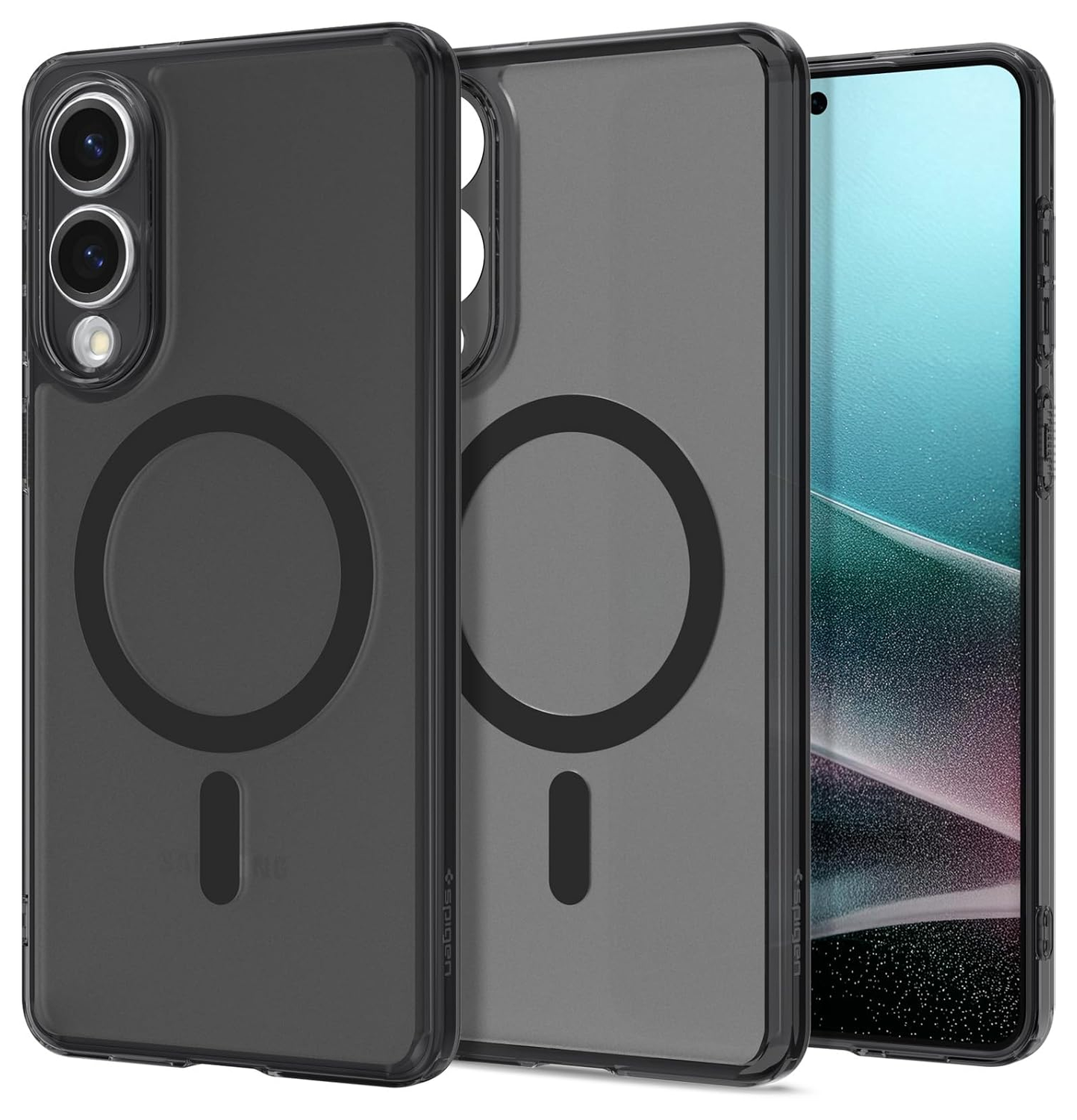 Spigen Ultra Hybrid MagFit Samsung Galaxy S25 Edge Hoesje MagSafe Zwart afbeelding 1