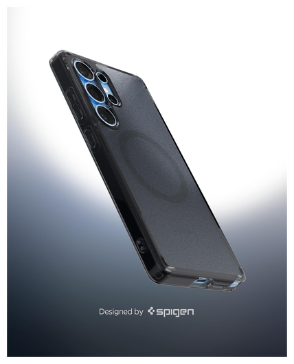 Spigen Ultra Hybrid MagFit Samsung Galaxy S25 Edge Hoesje MagSafe Zwart afbeelding 2