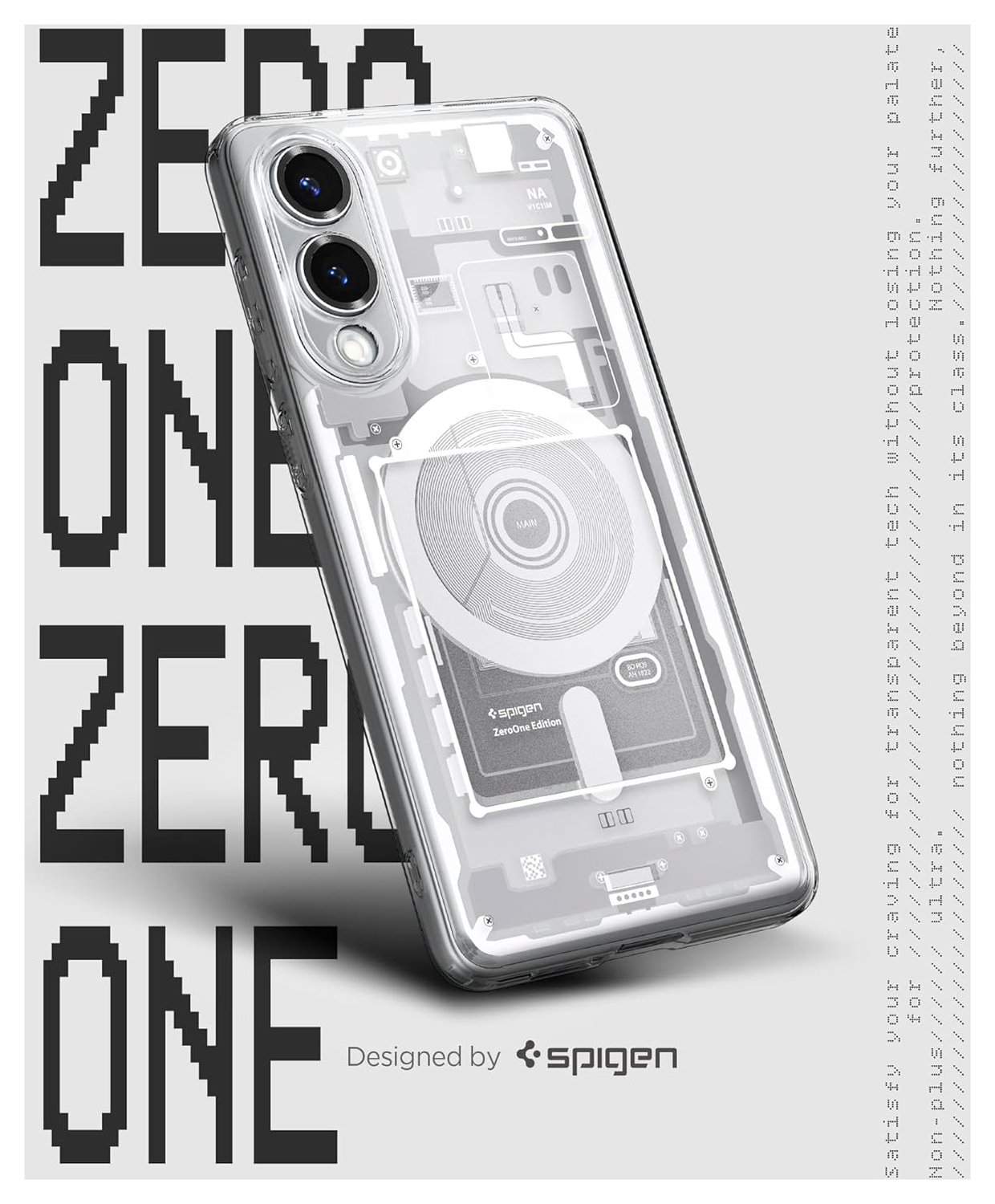 Spigen Ultra Hybrid MagFit Samsung Galaxy S25 Edge Hoesje MagSafe Zero One Wit afbeelding 2