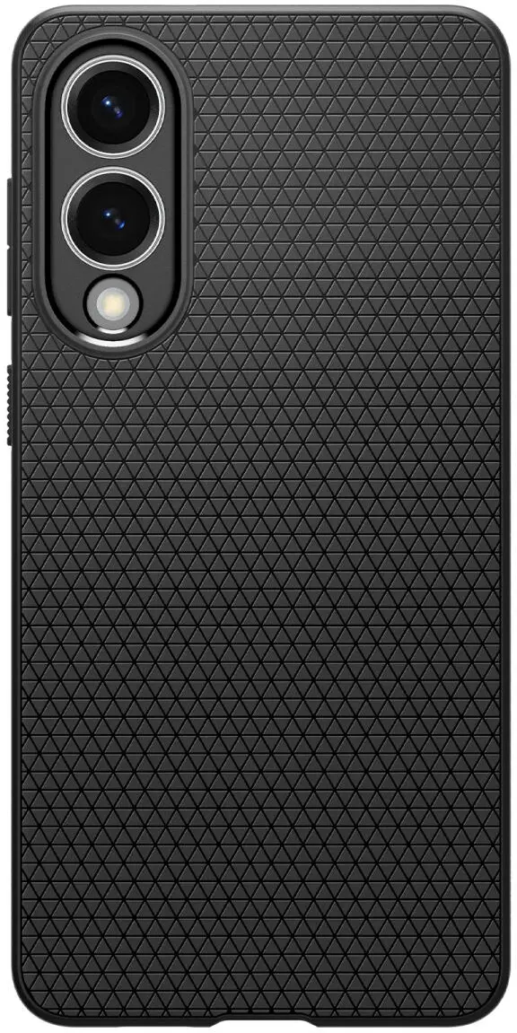 Spigen Liquid Air Samsung Galaxy S25 Edge Hoesje Back Cover Matte Zwart afbeelding 11