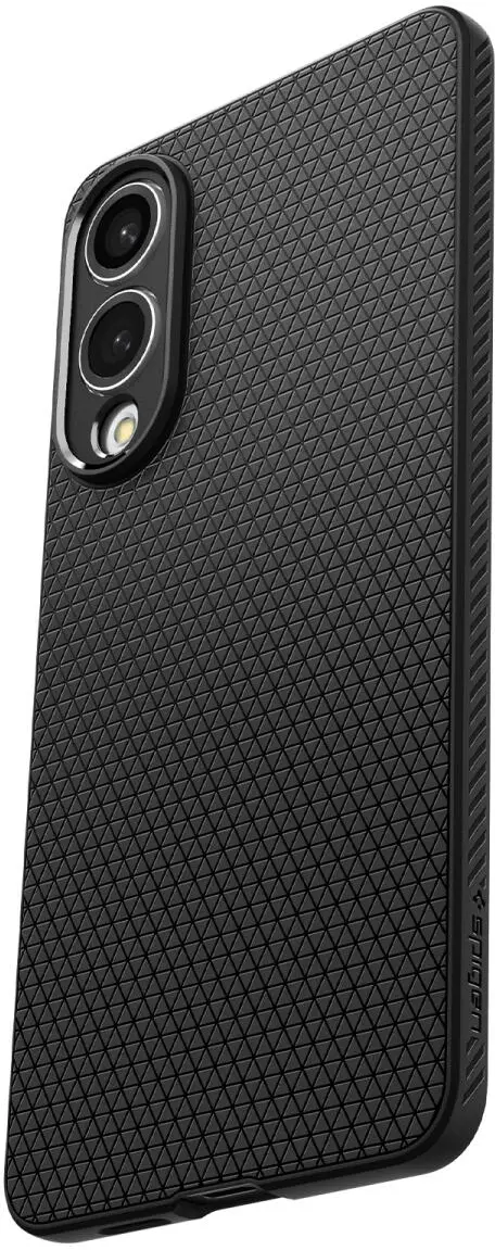 Spigen Liquid Air Samsung Galaxy S25 Edge Hoesje Back Cover Matte Zwart afbeelding 12