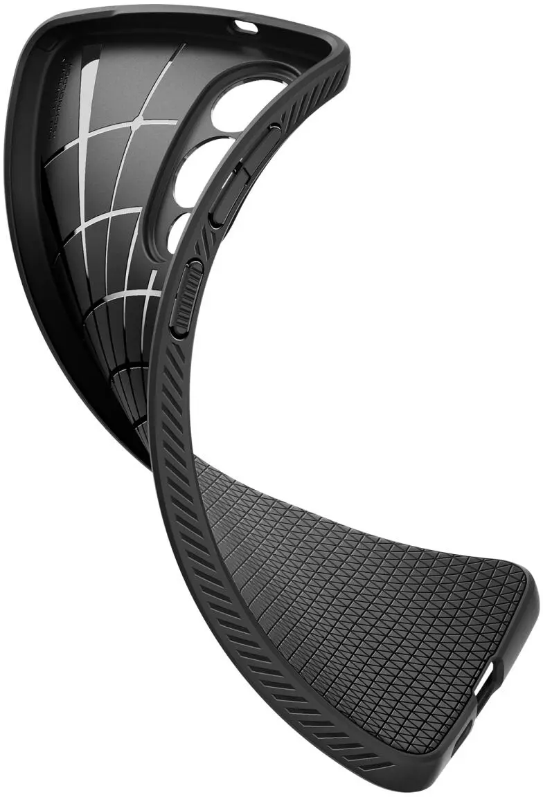 Spigen Liquid Air Samsung Galaxy S25 Edge Hoesje Back Cover Matte Zwart afbeelding 14