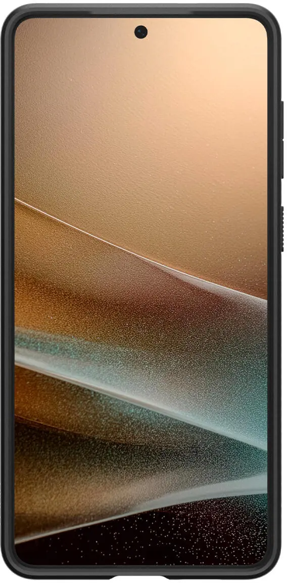 Spigen Liquid Air Samsung Galaxy S25 Edge Hoesje Back Cover Matte Zwart afbeelding 16