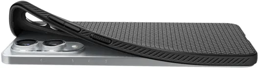 Spigen Liquid Air Samsung Galaxy S25 Edge Hoesje Back Cover Matte Zwart afbeelding 17