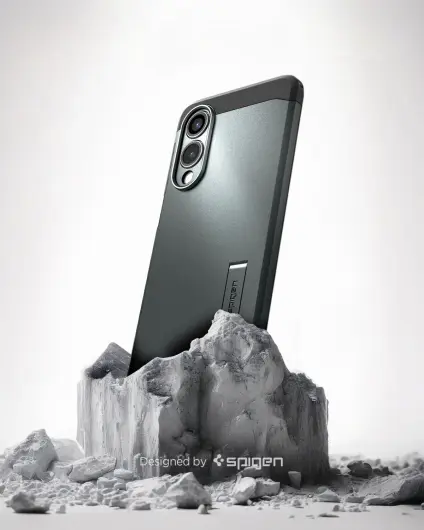 Spigen Tough Armor Samsung Galaxy S25 Edge Hoesje MagSafe Back Cover Groen afbeelding 8