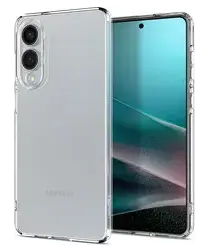 Spigen Crystal Flex Samsung Galaxy S25 Edge Hoesje Back Cover Transparant afbeelding