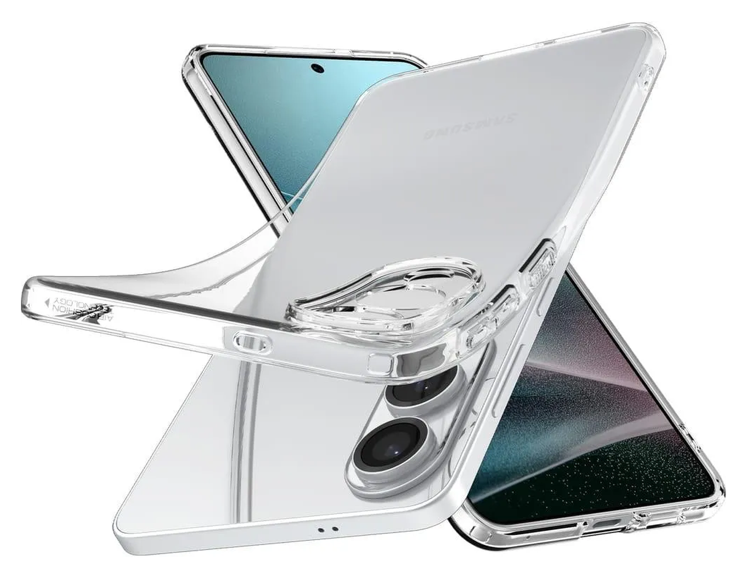 Spigen Crystal Flex Samsung Galaxy S25 Edge Hoesje Back Cover Transparant afbeelding 2