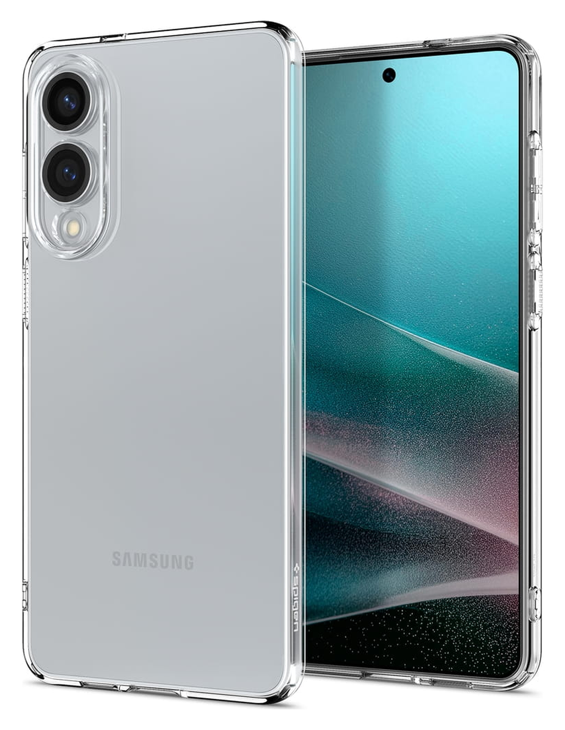 Spigen Crystal Flex Samsung Galaxy S25 Edge Hoesje Back Cover Transparant afbeelding 1