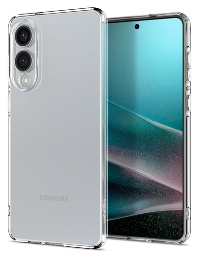 Spigen Crystal Flex Samsung Galaxy S25 Edge Hoesje Back Cover Transparant afbeelding 1