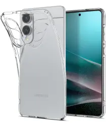 Spigen Liquid Crystal Samsung Galaxy S25 Edge Hoesje Back Cover Transparant afbeelding