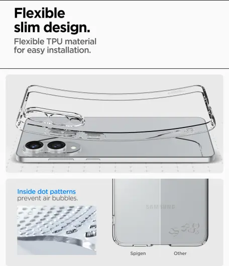 Spigen Liquid Crystal Samsung Galaxy S25 Edge Hoesje Back Cover Transparant afbeelding 4