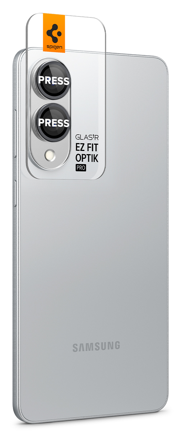 Spigen Optik Pro HD Samsung Galaxy S25 Edge Camera Lens Protector Zwart 2-Pack afbeelding 13