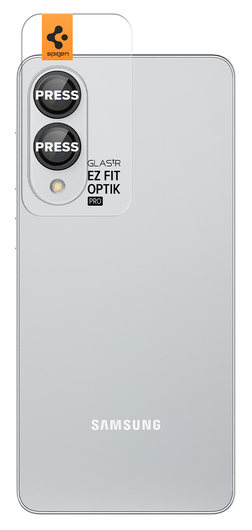 Spigen Optik Pro HD Samsung Galaxy S25 Edge Camera Lens Protector Zwart 2-Pack afbeelding 2