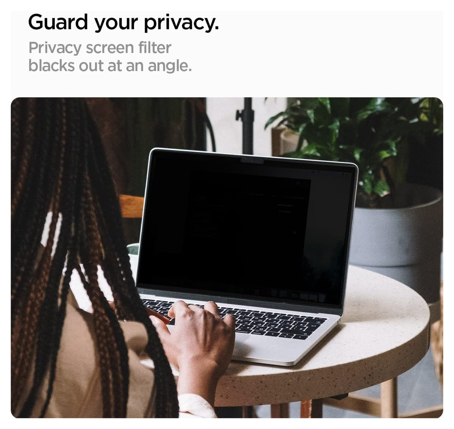 Spigen SafeView Macbook Air 13 Inch M4 (2025)/M3 (2024)/M2 (2022) Privacy Glass afbeelding 7