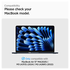 Spigen SafeView Macbook Air 13 Inch M4 (2025)/M3 (2024)/M2 (2022) Privacy Glass afbeelding 2