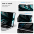 Spigen SafeView Macbook Air 13 Inch M4 (2025)/M3 (2024)/M2 (2022) Privacy Glass afbeelding 3