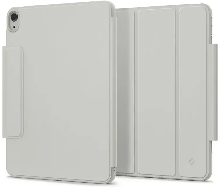 Spigen AirSkin Pro OneTap Apple iPad Air 13 (2024/2025) Hoes Book Case Grijs afbeelding 2