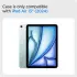 Spigen AirSkin Pro OneTap Apple iPad Air 13 (2024/2025) Hoes Book Case Grijs afbeelding 8