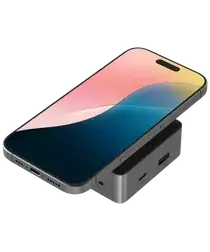 ZAGG 4-Ports USB-C Hub met 15W Draadloos Opladen/100W USB-C PD/4K HDMI/USB-A afbeelding